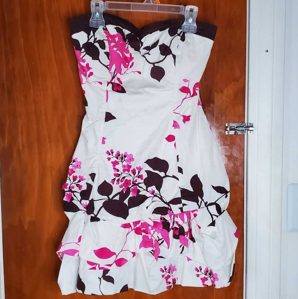Floral Ballerina Mini Dress